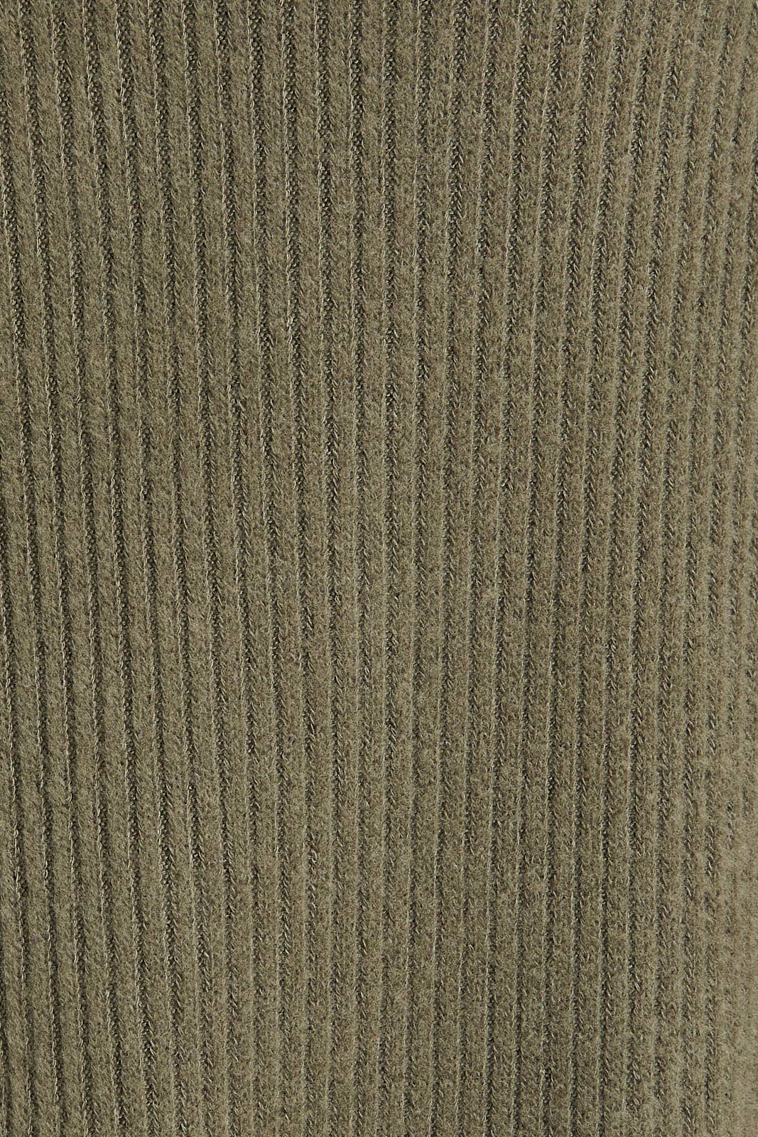 Olive V Neck Long Sleeve Top