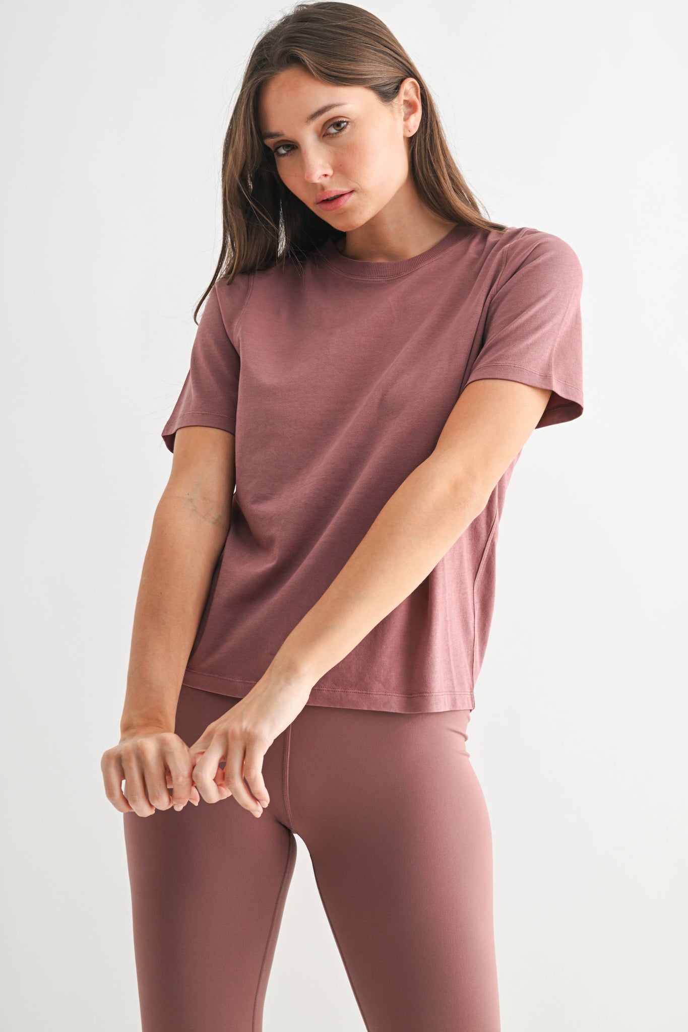 Rose Taupe Classic Boxy Fit Tee