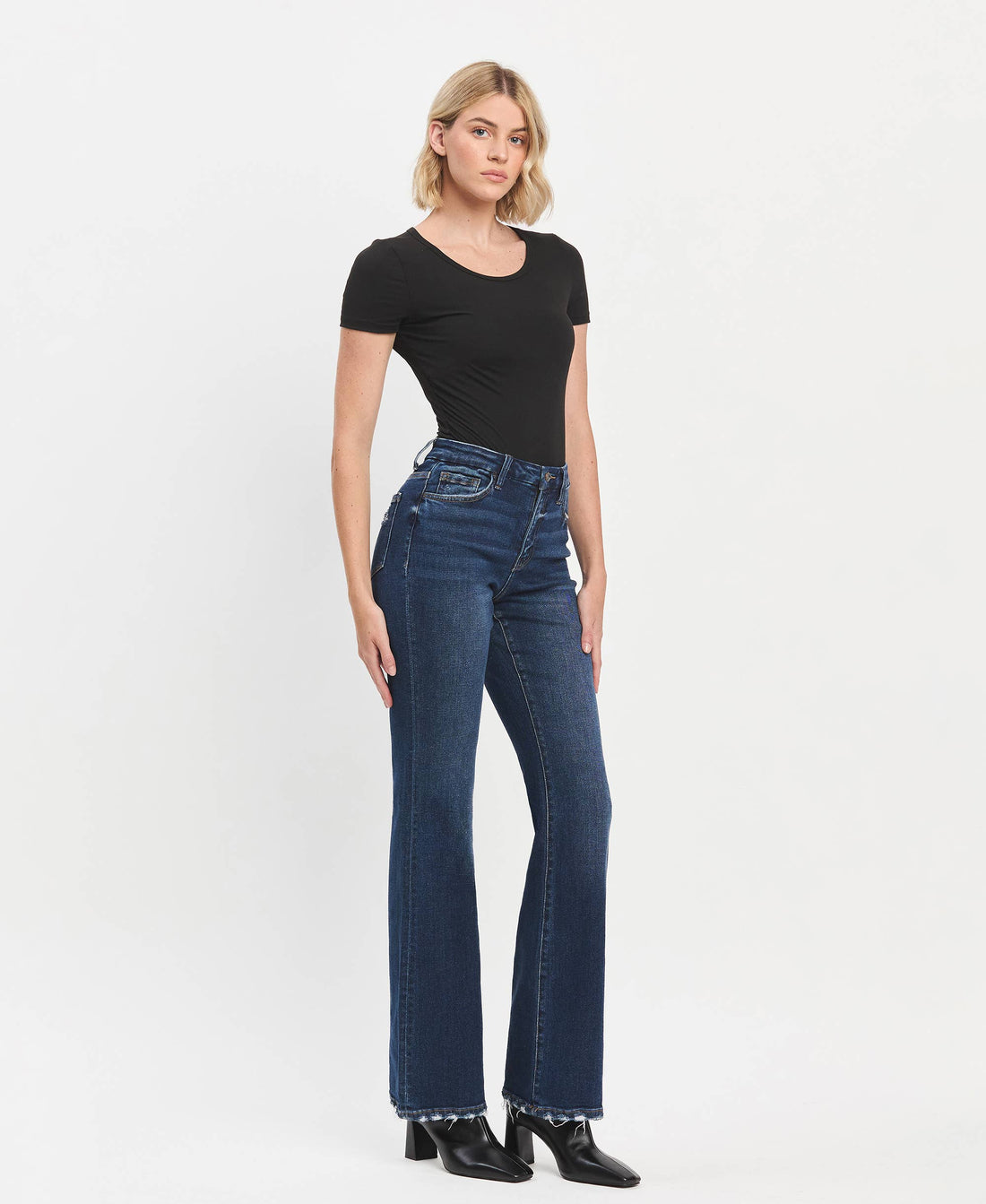 High Rise Relaxed Flare