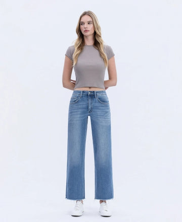 High Rise Ankle Dad Jean