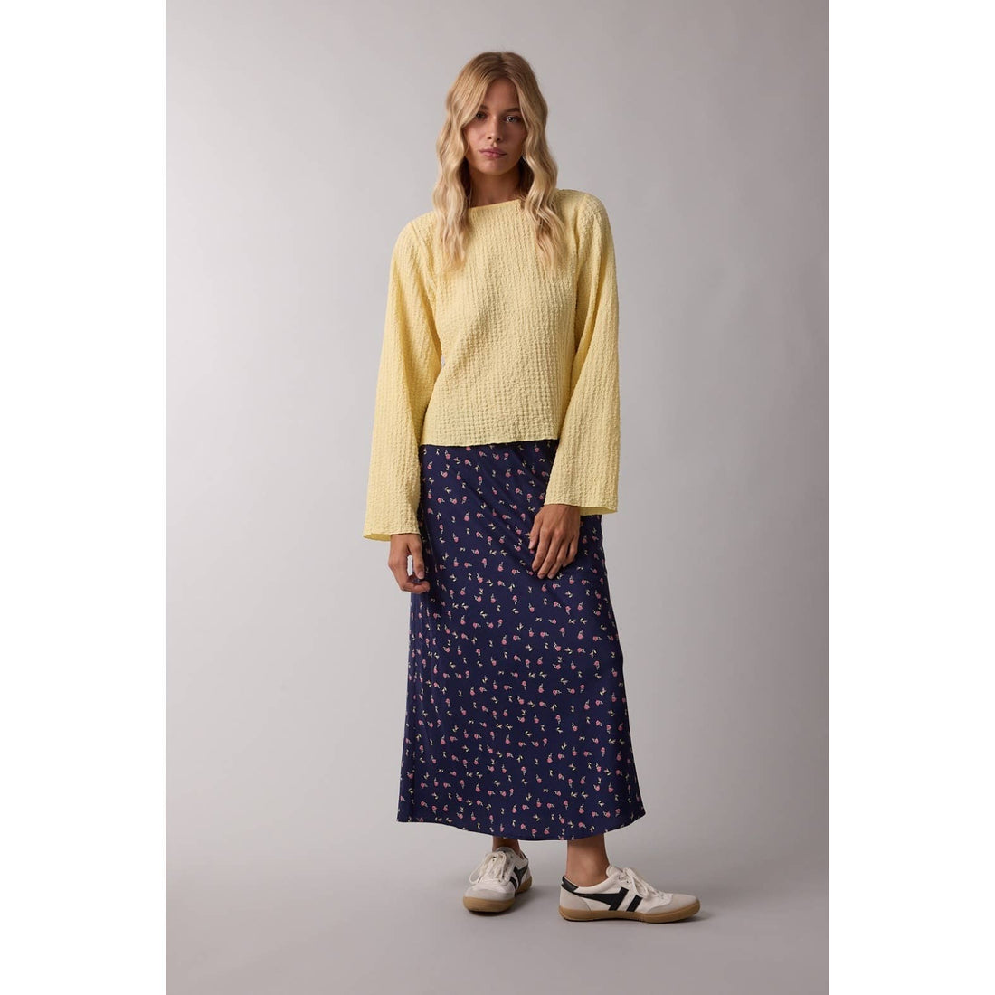 Lemon Textured Knit Top