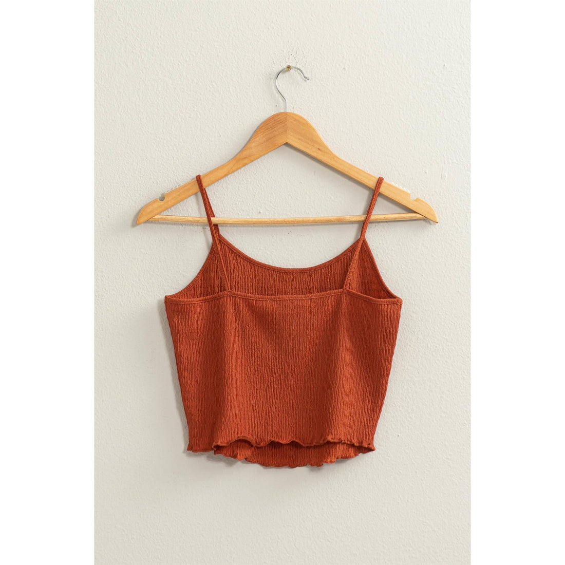 Baked Clay Crop Cami Top