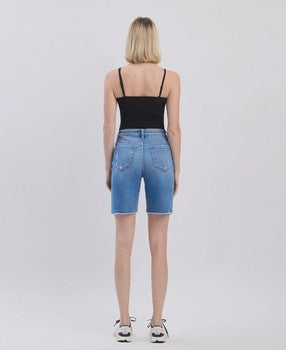 Vervet High Rise Bermuda Shorts