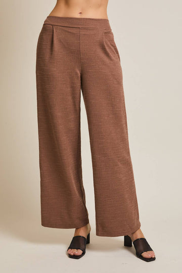 Pleated Wide Leg Pants