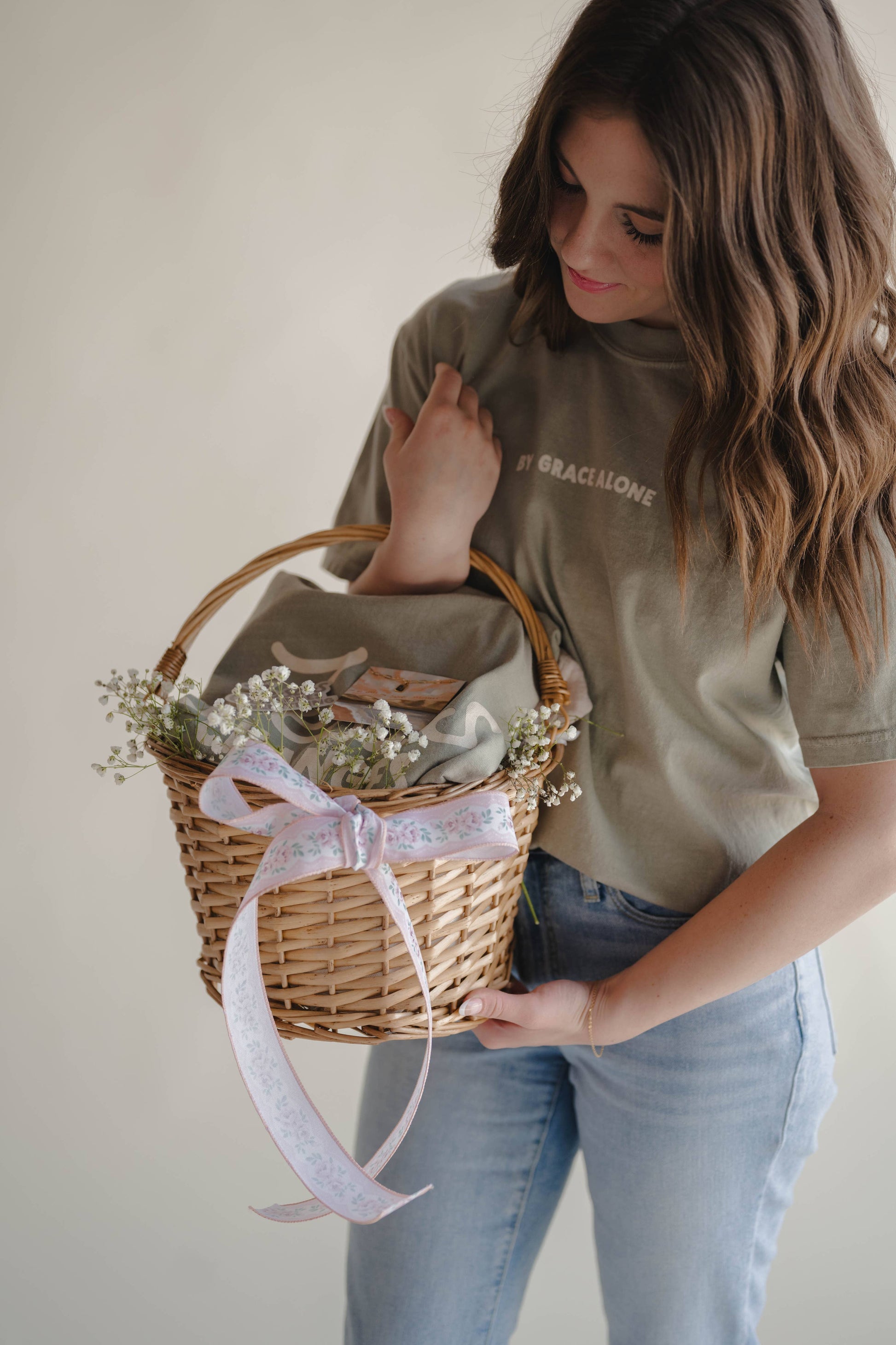 Ruching Plaid Flannel Shirt