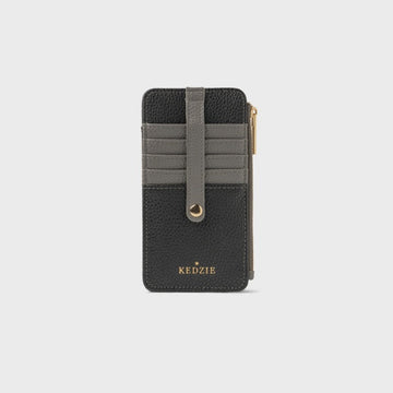 Black - Kedzie Zippered Wallet