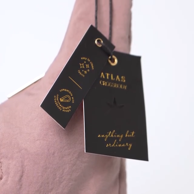 Mauve - Kedzie Atlas Crossbody Bag