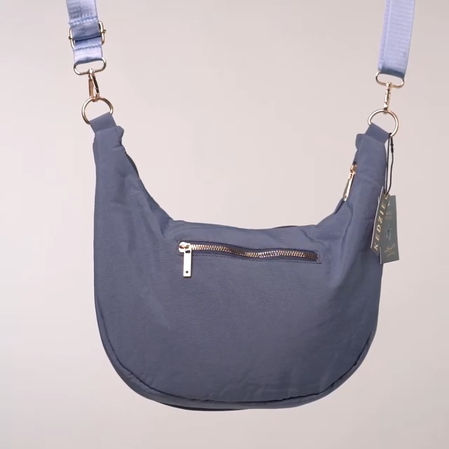 Slate Blue - Kedzie Atlas Crossbody Bag