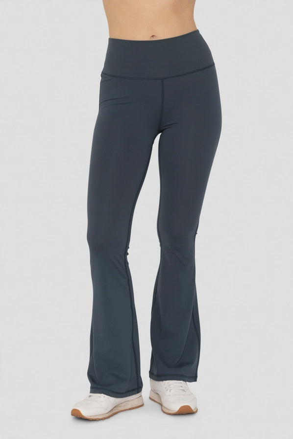 Midnight Navy Venice High Waist Flare Leggings