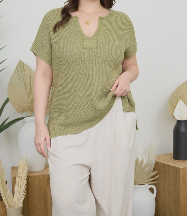 Sleeveless Knit Top