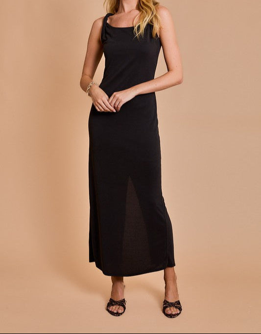 Twist Strap Maxi Dress